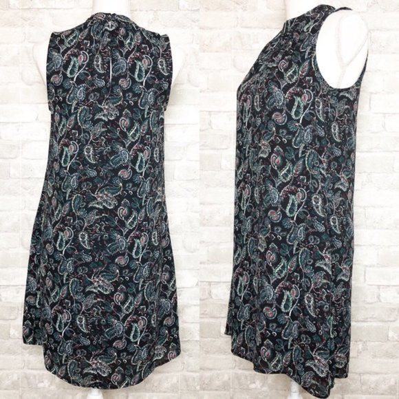 DR2 Paisley Print Sleeveless Shift Dress Medium - Picture 3 of 5